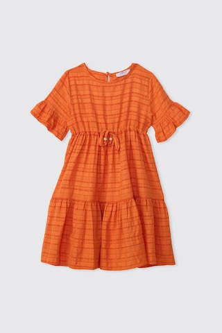 Panço Kız Çocuk Oranj Elbise 2611gk26050 Turuncu