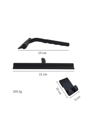 Sones Araba Cam Silikon Silecek Ev Banyo Manuel Temizleme Kazıyıcı Siyah