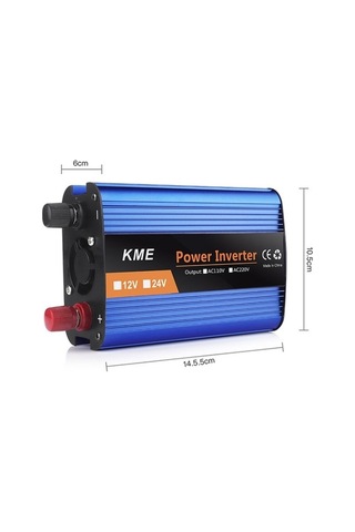 Wondernest Carmaer 500w Araba Akıllı Çok Fonksiyonlu Dijital İnvertör 12v/220v Ev Güç Dönüştürücü