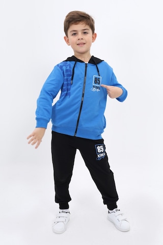 Toontoy Erkek Çocuk Baskılı Eşofman Takım Saks