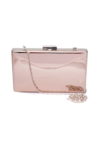 Lela Ayna Görünümlü Zincirli Bayan Abiye Çanta 347136Ayna L Rose