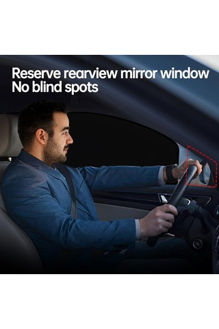 Maiyame Araç Pencere Manyetik Gölgelik Seti: Tam Gölgeleme & Uv Koruma, 4 Adet Sürücü+yardımcı+2 Arka , Evrensel Kullanım, Gizlilik Sağlar