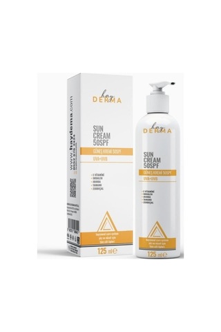 Hay Derma Spf 50 Su Bazlı Yağsız Güneş Kremi 125 ML