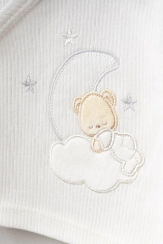 Bebitof %100 Pamuk Sweet Dreams Desenli Bebitof 5 Parça Yenidoğan Hastane Çıkışı Zıbın Seti Bbtf.ekr.20107 Ekru