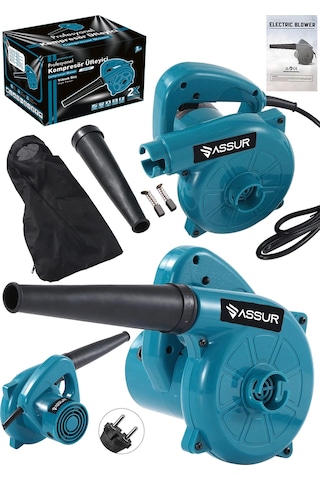 Assur ASR809 450W Elektrikli Hava Üfleme Mavi