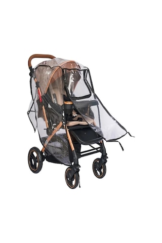 Tommy Baby Fermuarlı Yağmurluk Şeffaf