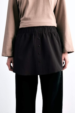 Defacto Relax Fit Yarı Elastik Bantlı Bel Poplin Tesettür Kapatıcı Parça F8527ax25smbk81 Siyah-bk81
