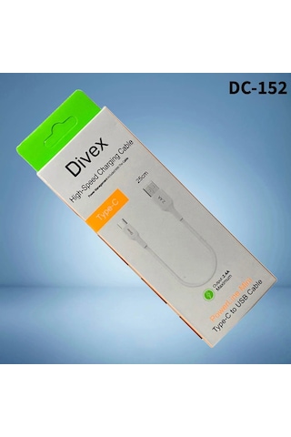 Divex 2.4a Type-c To Usb Hızlı Şarj Kablosu 25cm Dc-152