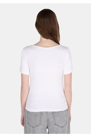 Colin's Colins Slim Fit Kadın Beyaz Kısa Kol Tişört Cl1073166 Q1.v1 Wht Beyaz