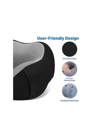 Singree Yolculuk Boyun Yastığı, Hafıza Köpük, U-şekilli, Nefes Alıcı Kumaş, Uçak/araba/ofis İçin, Kolay Taşınabilir, 8 Renk Seçeneği Diğer