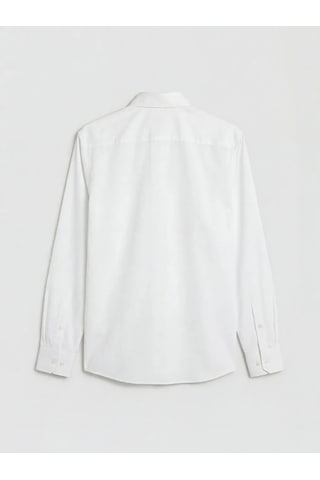 Lc Waikiki Beyaz Regular Fit Gabardin Erkek Gömlek