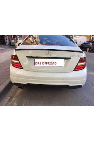 Mercedes W204(07-13)C Seri Spoiler Bagaj (Kalın)