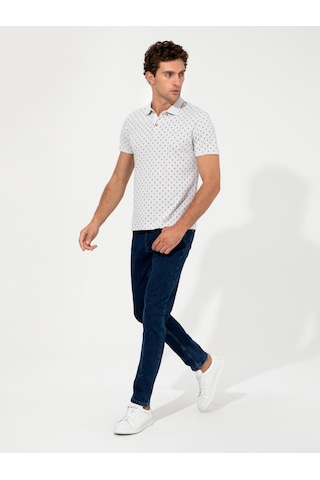 Açık Gri Polo Yaka T-shirt