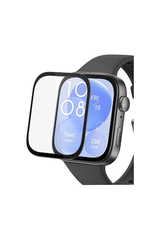 Newface - 253 - Huawei Watch Fit 3 Polymer Nano Ekran Koruyucu - Csmo-tex - - Şeffaf