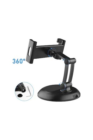 Masa Üstü 360 Derece Ayarlanabilir Tablet Tutucu Telefon Standı 6.3 - 11 İnç Masaüstü Tablet Renkli