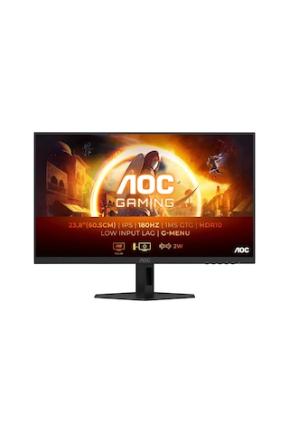 Aoc 24G4XE 23.8" 1 MS 180 Hz Freesync HDR10 Fast IPS Oyuncu Monitörü (Teşhir)