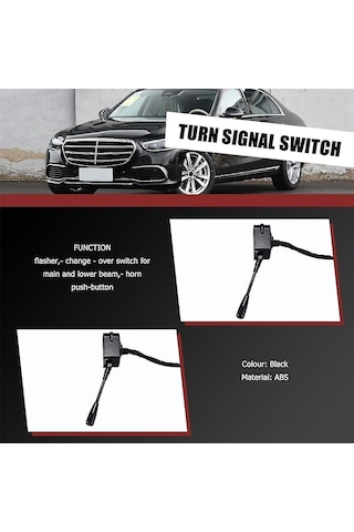 Eski Traktörler Ve Kamyonlar İçin Uzun Far Anahtarı Ve Korna Düğmesi Bulunan Direksiyon Kolonu Sinyal Kolu Diğer