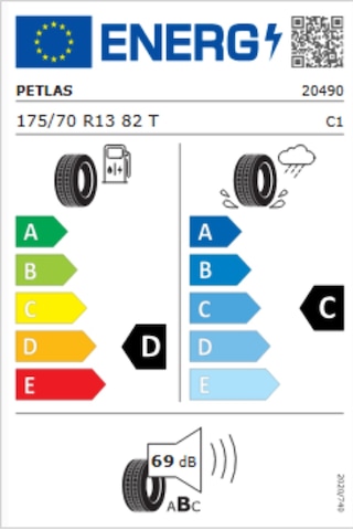 Petlas 175/70R13 82T Elegant Pt311 Yaz Lastiği - 2026