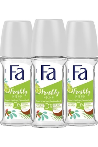 Fa Coconut&Lime Roll-On Deodorant 50 ML x 3