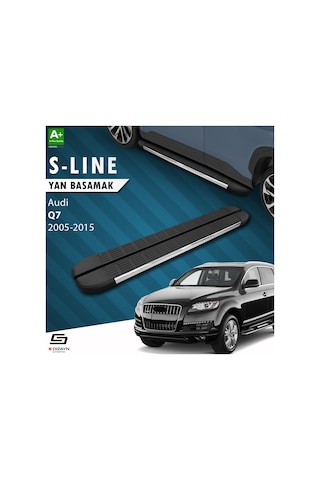 S-dizayn Audi Q7 S-line Krom Yan Basamak 213 Cm 2005-2015