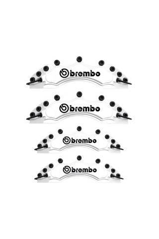 Alfa Romeo 159 Uyumlu Brembo Beyaz Kaliper Kapağı 4 Parça Ön Arka Set