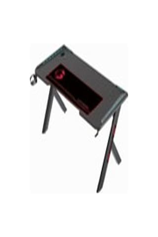 Hawksbill Serisi Rgb Akıcı Işıklı Oyun Masası Boyut: 120-60-72 Cm , 800 300 3 Mm - Fare Altlığı , Siyah