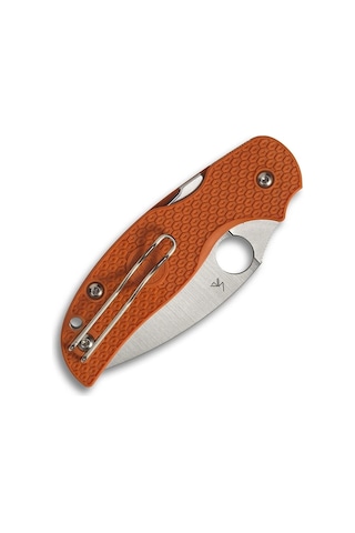 Spyderco Sage 5 Burnt Orange Lightweight Cpm Rex 121 Plainedge Kamp Çakı Turuncu