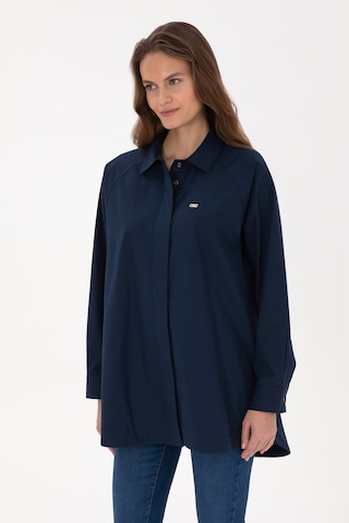 U.s. Polo Assn. Kadın Lacivert Gömlek Desenli 50316399-vr033 Lacivert