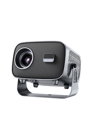 Vd-pjt003 Android 14 Akıllı Projeksiyon Cihazı, 4k Destekli 720p Hd Mini Projektör, 160 Ansı Lümen, İos Ve Android Ekran Yansıtma, Bluetooth 5.3, Hdmı, Çift Usb, 360 Döner Stand, 5w Hoparlör
