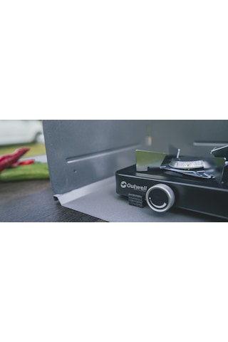 Outwell Heat Diffusion Plate & Windshield Isı Yalıtımlı Portatif Rüzgarlık Gri
