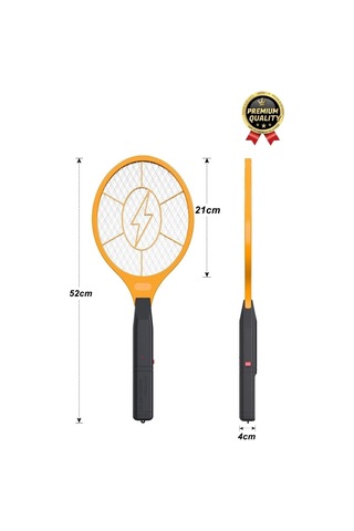 Premium Uv Işıklı Şarjlı Elektrikli Sinek Sivrisinek Böcek Ve Haşere Kovucu Öldürücü Avlama Raketi