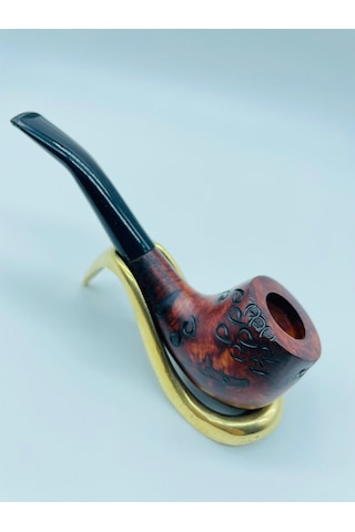 Ahşap Gül Ağacı Pipo 2parça //13cm
