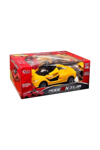 Craftivio Uzaktan Kumandalı Şarjlı Araba 1:18 Full Fonksiyon Işıklı Ve Otomatik Kapıları Açılan Yarış Arabası
