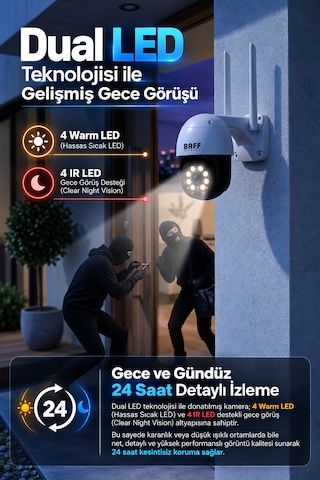 Smart-6207 Wifi Ptz Speed Dome Kamera Tuya Smart 2mp Full Hd Akıllı Güvenlik Kamerası