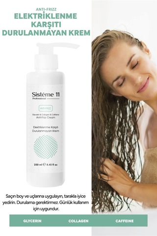 Sisteme 11 Elektriklenme Karşıtı Durulanmayan Krem 250 Ml