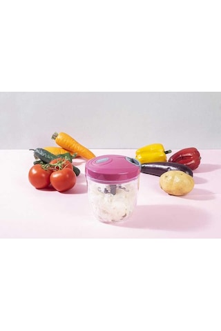 Tantitoni Gri Vişne Pratik İpli Doğrayıcı 900Ml Gri