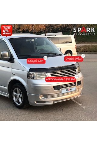 Volkswagen Transporter T5 2003-2009 Yıl Aralığı Uyumlu Kaput Rüzgarlığı 4mm