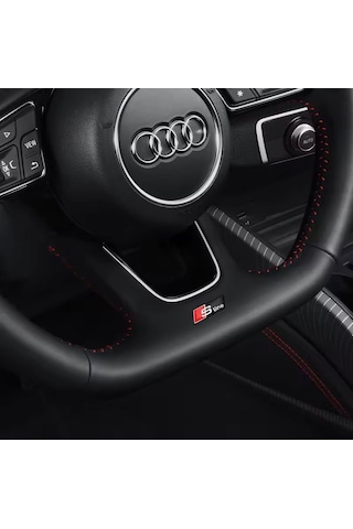 Audi Sline Direksiyon Amblemi Siyah Renk A3 A4 A5 A6 A7 A8 S Rs Audi Sline Direksiyon Amblemi Siyah Renk A3 A4 A5 A6 A7 A8 S Rs