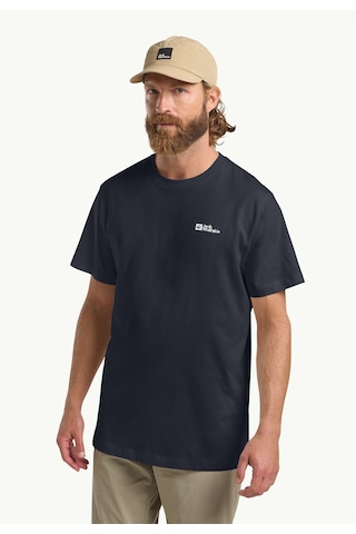 Jack Wolfskin Essential Erkek Tişört Dumanlı Mavi Nb Çok Renkli