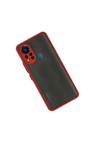 Uryport İnfinix Hot 11s Kılıf Montreal Silikon Kapak - Kırmızı
