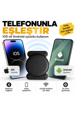 Akıllı  İos Android Uyumlu Anahtarlıklı Eşya Bulucu Bluetooth Akıllı  Tekli Paket