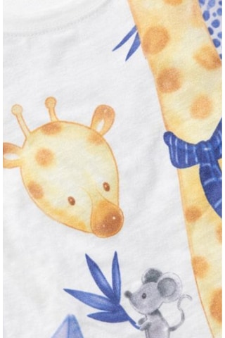 For My Baby Bebek Kısa Tulum Kırık Beyaz