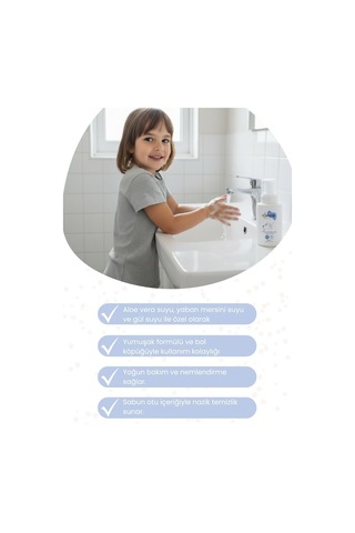 Organik El Temizleme Köpüğü 480ml - Çocuk Ve Yetişkin İçin - Yaban Mersini, Aloe Vera, Meyan Kökü - Cilt Temi