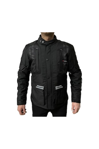 Venom Motosiklet Montu Tourex 4 Mevsim Ce Sertifikalı Touring Long Motor Mont Siyah