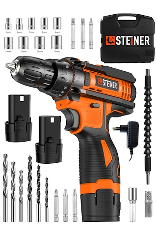 Steiner AR-128VF Li-ion T Çift Akülü Şarjlı Vidalama