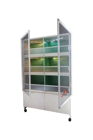 İstanbul Kafes Model 6D Pvc Kuş Dolabı
