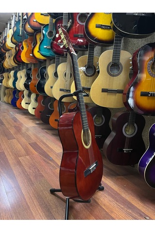 Longa Bordo 4/4 Tam Boy Klasik Gitar Kılıf Pena Dahil