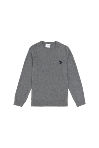 U.s. Polo Assn. Erkek Çocuk Gri Melanj Kazak /triko 50294188-vr086