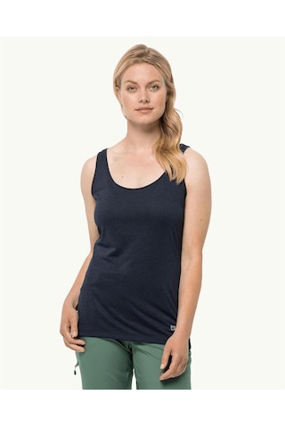 Jack Wolfskin Pack & Go Tank W Kadın Atlet - 1010 Lacivert