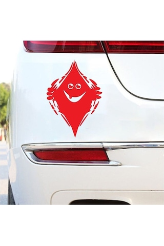Saklanmış Adam Temalı Sticker Oto-motor-laptop-duvar-dekor 30 X 21 Cm